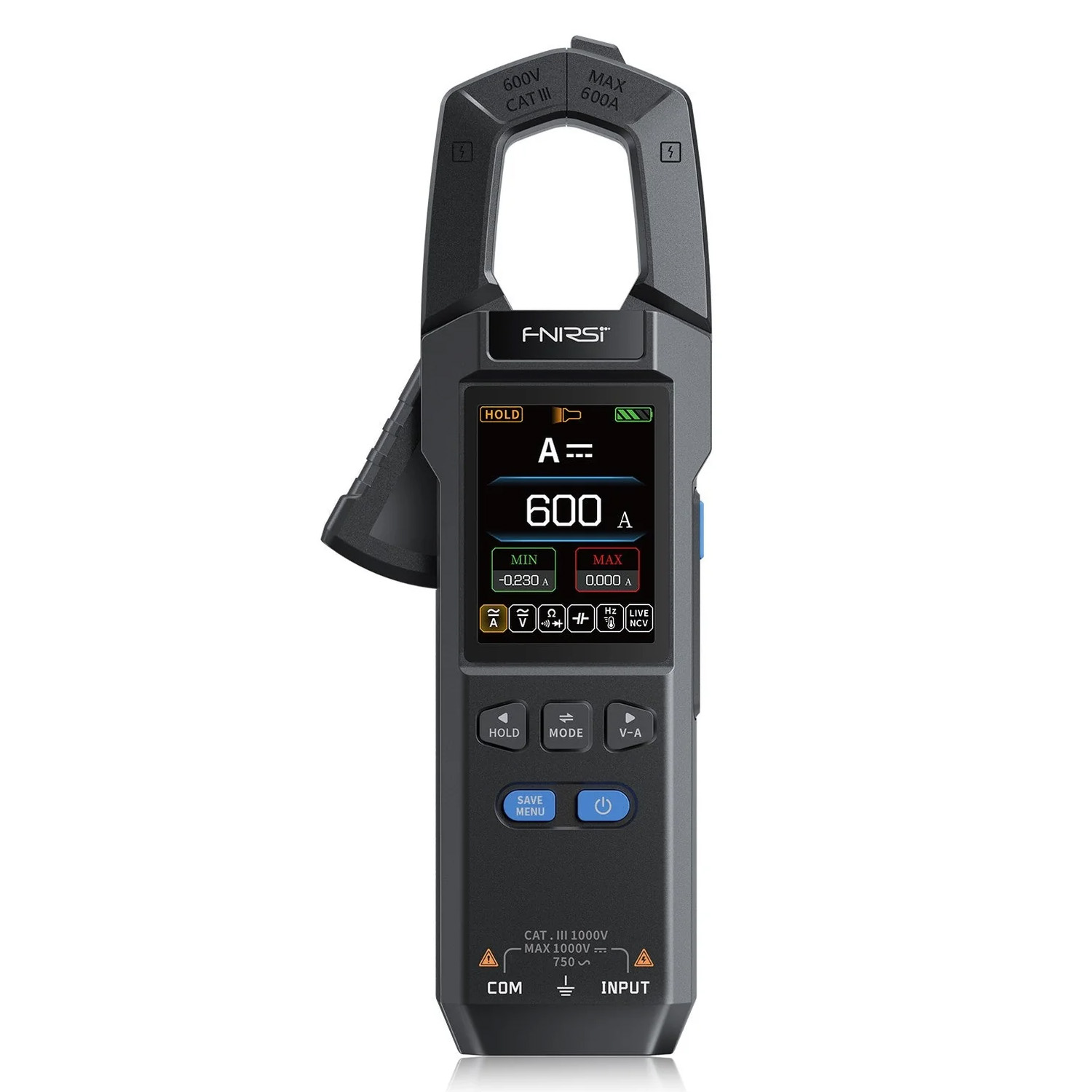 ALICATE WATTÍMETRO COM DATA LOGGER 1000V